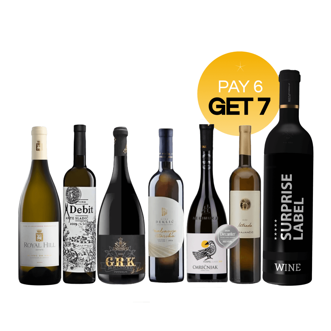 Croatian White Wines Pay 6 Get 7