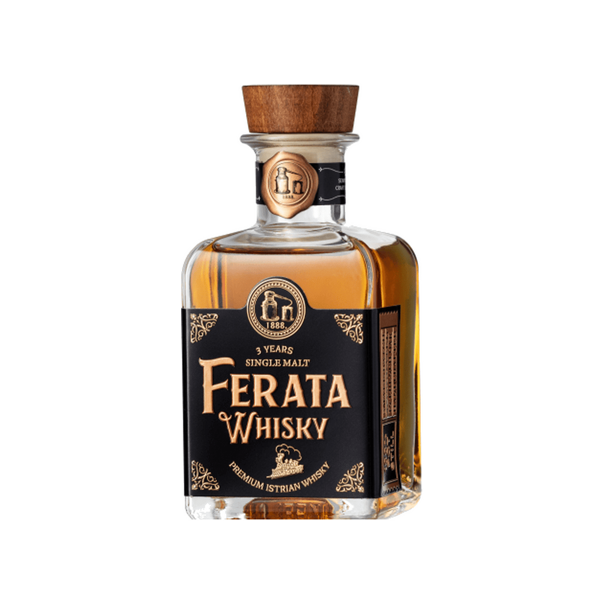 Bottle of Sempervivum Ferata single malt whisky, 200 ml