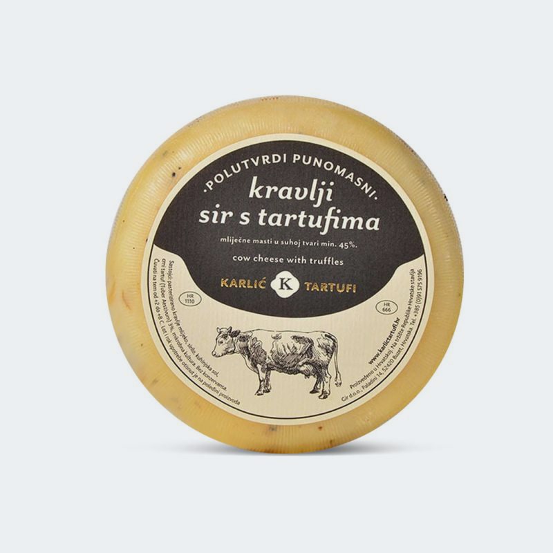 Cow Cheese With Black Truffles Karlić