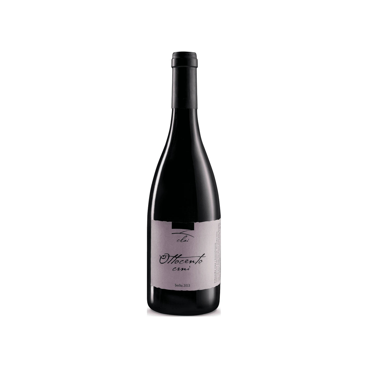 Clai Ottocento Crni bottle