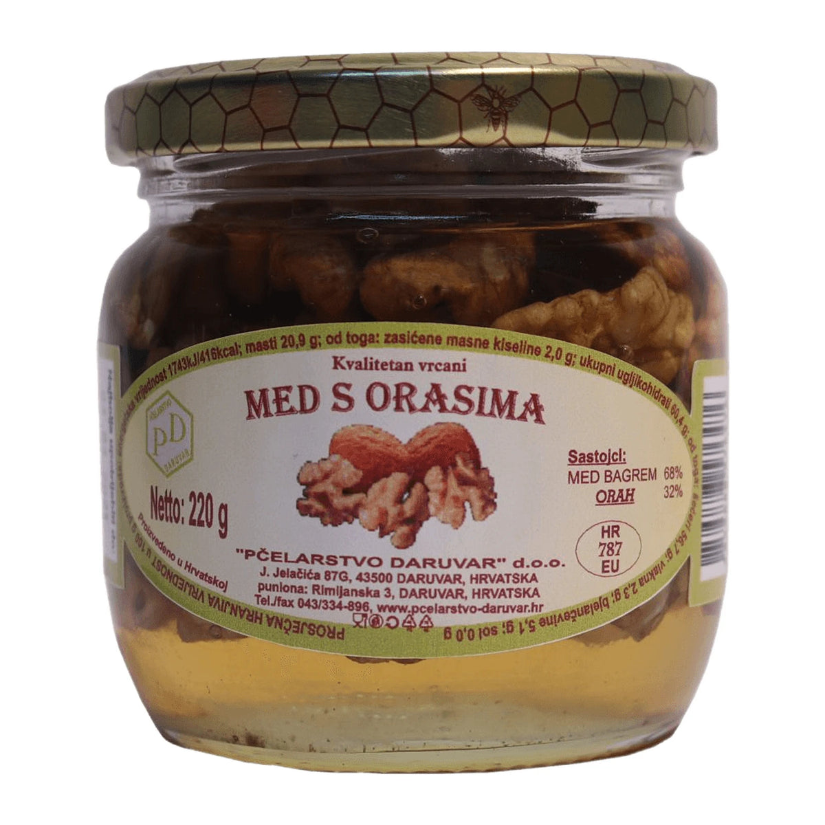 Daruvar Honey with Walnuts