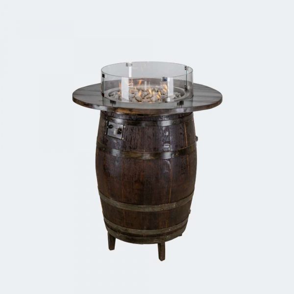 ENGASCO BARREL TABLE WITH FIRE 02